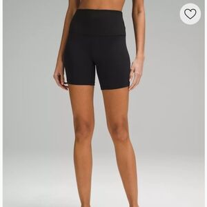 Lululemon Align Bike Short 6" Black - size 8
